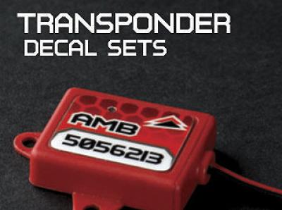 Ugrade RC custom Transponder decals