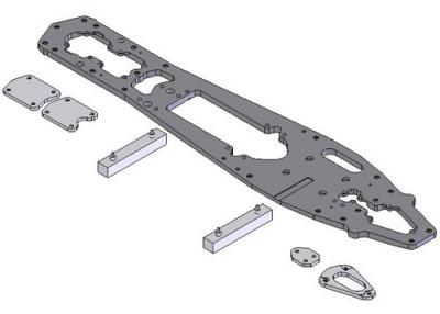 Kawahara MRX4-R chassis plate PRO