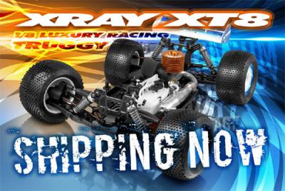 Xray XT8 now Shipping