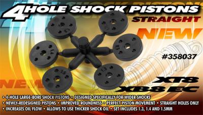 Xray 4-Hole Composite Shock Pistons
