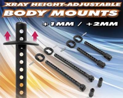 Xray Height-Adjustable body mounts