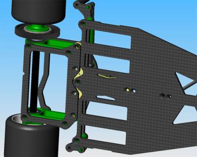 CEFX C12 BL 1/12th scale chassis