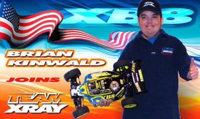 Brian Kinwald Joins Team XRAY