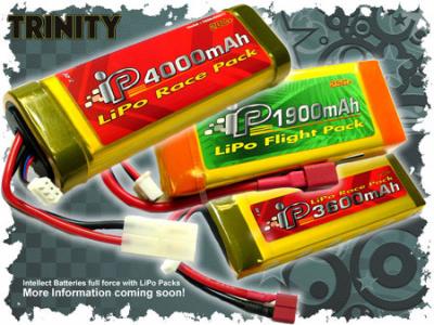 Trinity announce Intellect LiPo packs