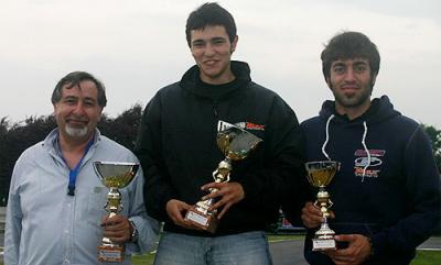 Cristiani wins Italian Champs in wet Fiorano