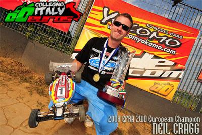 Neil Cragg retains 2wd Euro title