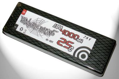 Vampire Racing hard cased LiPo packs