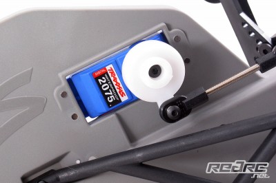 traxxas slash steering servo install