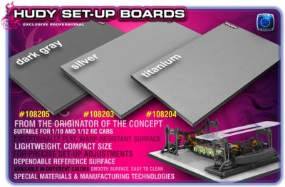 Hudy Flat TC Set-up boards