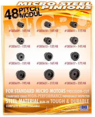 Xray 48-pitch micro pinion gears