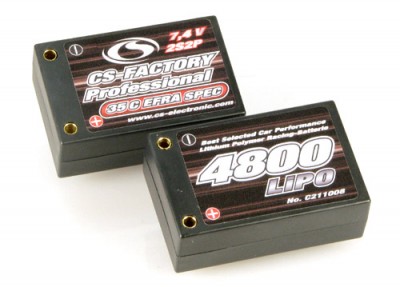 CS Factory Pro 4000mAh LiPo saddle pack