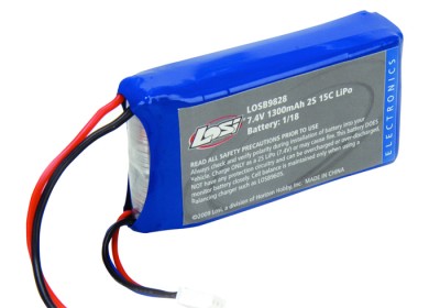 Losi 1/10th & 1/18th scale LiPo packs