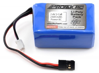 ProTek R/C 2300mAh LiPo RX packs