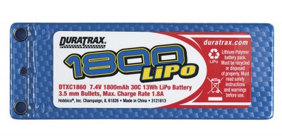 Duratrax 1600mAh LiPo Sports packs