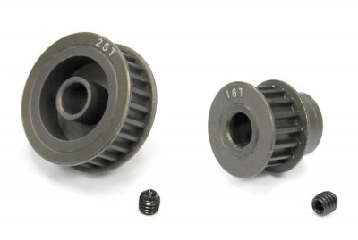 Serpent 16T & 25T aluminium pulleys