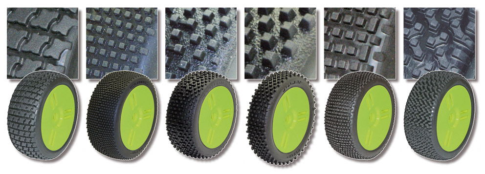 Red RC GRP Endurance buggy tire