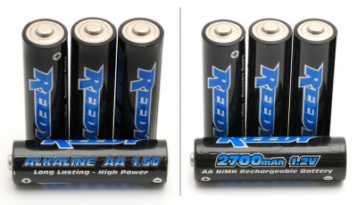 Reedy AA Alkaline & AA 2700mAh NiMH batteries