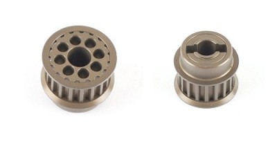 Team Titan 966 Pinions, Pulley & Wheel nuts