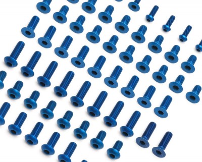 Factory Team Blue Aluminum screw sets
