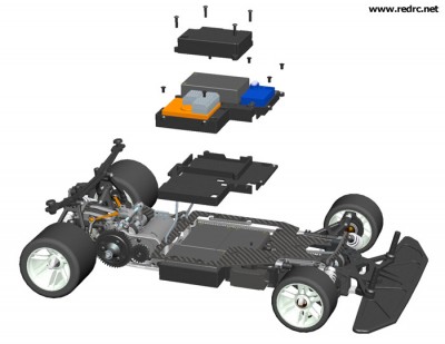 Serpent 966-E BL 1/8th scale on road chassis