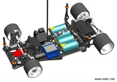 Serpent S120 Link 1/12th scale chassis