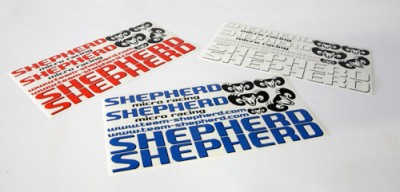 Shepherd Racing decal sheets