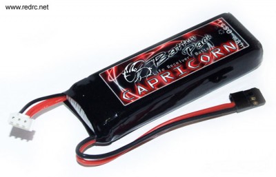 Capricorn RC 1450mAh LiFe RX battery