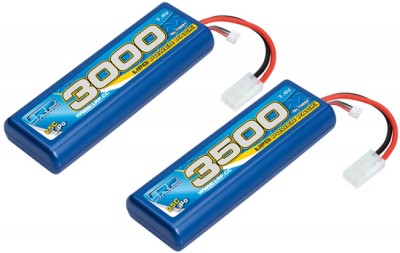 LRP 3500mAh & 3000mAh 25C LiPo Power packs