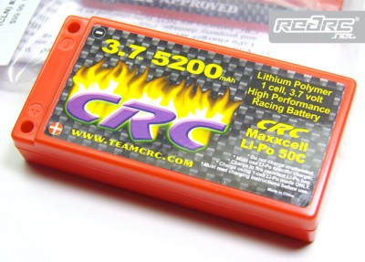 CRC Maxxcell 5200mAh 1S LiPo pack