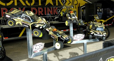 Losi partner with Rockstar/Suzuki/Canidae AMA team