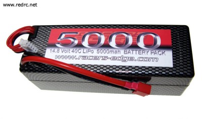 Racers Edge 40C 5000mAh 14.8V LiPo