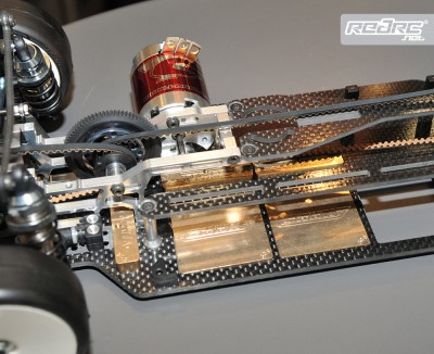 Corally Phi09 LiPo optimised showing optional brass weights