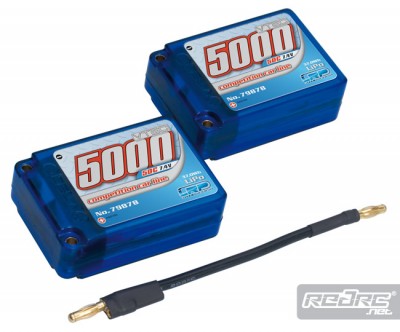 LRP 5000mAh 50C saddle pack LiPo