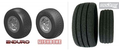 AKA Enduro & Wishbone SC tires & Grooved inserts