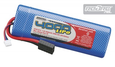 DuraTrax 7.4V 4000mAh 25C LiPo pack