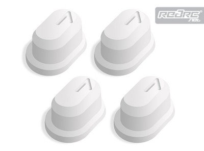 Associated RC8 half-degree toe bushings