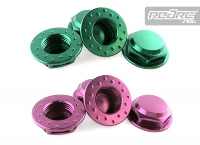 King Headz 17mm closed flanged wheel nuts