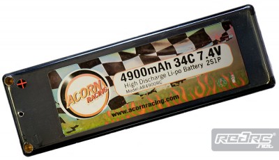 Acorn Racing 4900mAh 34C Race LiPo