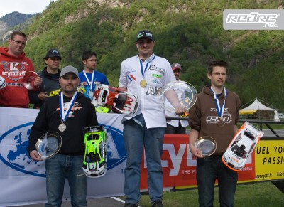 European Championship podium