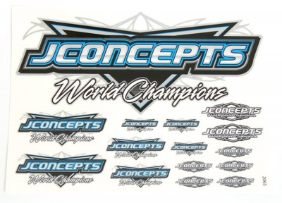 JConcepts Racing bag, T-shirt and Decal sheet