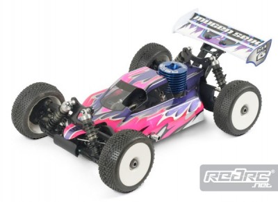 Team Titan Blitz MBX6 shell & 84mm buggy wheels