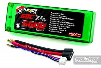 Venom 60C ROAR approved LiPo batteries