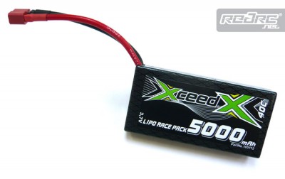 Xceed 5000mAh 40C LiPo packs