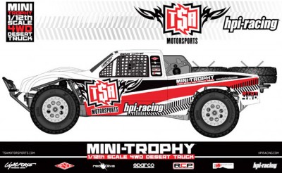 HPI Mini Trophy 4wd Desert truck