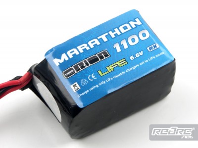 Team Orion 1100mAh Marathon LiFe RX packs