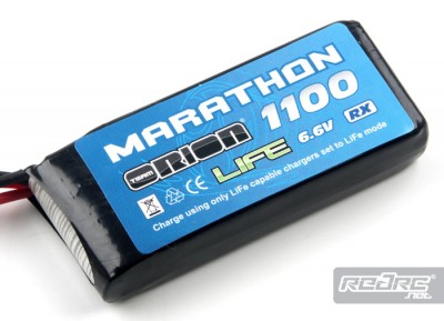 Team Orion 1100mAh Marathon LiFe RX packs