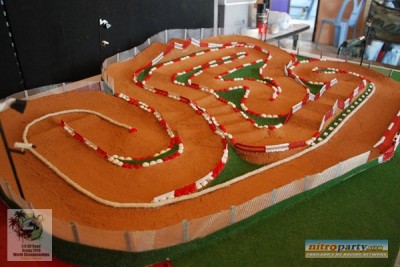 IFMAR 1/8th scale Worlds track layout