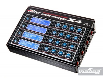 Hitec X4 four-channel multi-charger Hitec X4 four-channel multi-charger