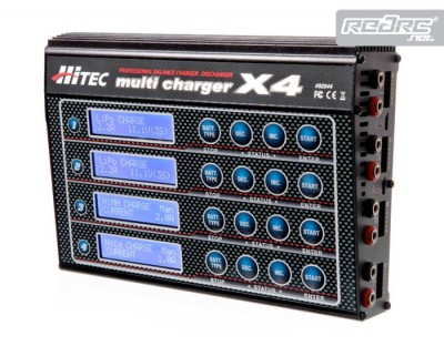 Hitec X4 four-channel multi-charger Hitec X4 four-channel multi-charger