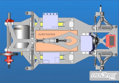 Alien Racing Legend12 1/12th scale chassis